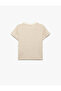 Short Sleeve Crew Neck Striped T-Shirt - 2