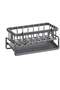 Stainless Steel Sink Organizer Rack Grey