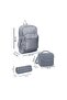 Turquoise Pink Striped 3-Piece School Bag Set Set23771 - 3