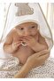 Baby Hooded Towel Ecru 9918
