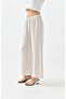Women's Linen Elastic Waist Comfortable Wide Leg Trousers - 4