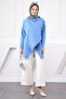 Blue Side Tie Modal Tunic - 2