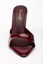 Rissoli Women's Burgundy Pointed Toe Heeled Sandals - 2
