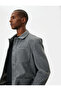 Jacket Button Pocket Detailed Classic Collar - 4