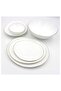 20 Pcs Dinner Set Gold line Opal Glassware Microwave safe, Dishwasher safe, Heat Resistance - 9