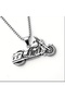 Yiwu Stainless Steel Motorcycle Pendant Necklace for Men - 3