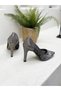 25Y4898 Stone Tul Detail 9cm Thin Heel Stiletto Shoes Women - 5