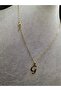 Gold Color Steel Letter g Necklace and Earring Set - 3