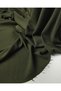64% Synthetic 35% Viscose 1% Lycra Khaki Colored Body Draped Weaving (Width 130 cm X Length 215 cm) - 5