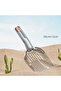 Portable Cat Litter Scoop with Holes, Fast Sifting Litter Scooper, Cleaning Tools with Wide Slots - 3