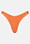 Women Textured Cheeky Panty, Orange - 2
