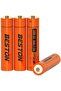 AAA 1.5V Rechargeable batteries 1200MWH - Pack of 4 - 2