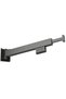 Wall-Mounted Retractable Drying Rack Helper 54cm, Black