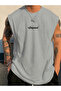 Original Sleeveless Athlete Tshirt Men's Zero Sleeve Unprinted Clothing Sportswear Oversize T-Shirt