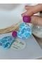 Steel Earrings Apparatus Marine Summer Theme Seahorse Starfish Oyster Handmade Polymer Clay Earrings - 3