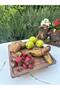 Natural Wooden Presentation Stand, Wooden Cake Stand, Wooden Fruit Plate, Natural Wooden Presentation with Legs - 6