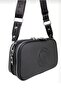 Women's Black 5 Compartment Shoulder and Crossbody Bag-Bd6000 - 3