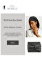 Dark Gray Smoked Premium Women's Headband Bandana - 2