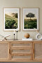طقم طاولة MDF بإطار خشبي مكون من قطعتين مقاس 33 × 48 سم - موديل 6