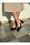 Caylin Thick Heeled Black Women's Shoes - 5