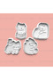 Cute Cat Cookie Mold and Sugar Dough Mold Set of 4 0197-Set