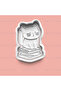 Cute Cat Cookie Mold and Sugar Dough Mold Set of 4 0197-Set - 2