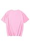 Women's Figure and Butterfly Printed T-Shirt Oversize Casual - 5