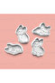 Bulldogge Dog Cookie Mold and Sugar Dough Mold Set of 4