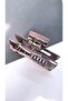 Women's Rectangular Leopard Pattern Latch Buckle - 5