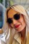 Women's April Hexagon Punk Retro Model Sunglasses - 8