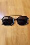 Unisex Simon Geometric Vintage Punk Model Sunglasses - 7