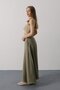 Linen Skirt - Khaki - 3