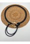 Navy Blue Gold Buckle Knot Detailed Women's Belt Jacket Belt Shirt Belt - 3