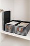 4Pcs 45X25X20 Steel Closet Organizer Shelf Organizer Storage Foldable Clothing Organizer - 2