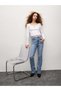 Betıana X Straight Leg High Waist Jean Pants 009516741600855740 - 7