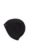 Black Fleece Unisex Beanie with Ears - 5