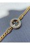 Steel Quarter Stone Luxury Imprint Bracelet - 5