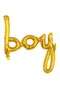 Standing Round Stand Hospital Room Ornament Brown Balloon Gold Boy Foil Balloon Newborn Room Ornament - 2