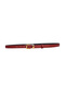 100% Genuine Leather Gold Color Suit Bridge Red Women's Belt 2cm Fits All Clothes_Kare-Gold - 7