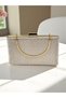 Dot Pattern Gold Gold Gold Color Women's Evening Dress Bag Wedding Engagement Graduation - 4