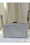 Dot Patterned Color Women's Evening Dress Bag - 4