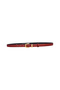 100% Genuine Leather Gold Color Suit Bridge Red Women's Belt 2cm Fits All Clothes_Düz-Gold - 7