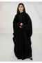 Elegant Black Nida Bisht with Lace Detailing