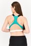 Women Padded Brand Logo Outdoor Bra, Multicolor - 3