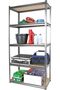 5 Shelf Metal Body Rack Storage Organizer 86 X 36 X 183 cm - 2