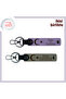 – Leather Gift Set That Can Be Written on the Name, Purple-Violet-Ash Gray, Moon Star Keychain Carrying the National Spirit