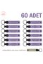 Special Production for Sports Clubs, Set of 60 Keychains, Gift Souvenir, Purple Violet & Milky Coffee