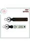 Name Written Keychain Set, Dark Brown-White, Homeland Themed Gift for New Year – Three Halves