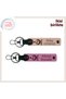 Team, Puppy Mouth-Pink, Name Addable Gift – Ayyıldız Kurt Göktürk Motif Personal Keychain