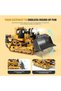 Remote Control Bulldozer Lighted Construction Vehicle for Boys Ages 7-12 - 4